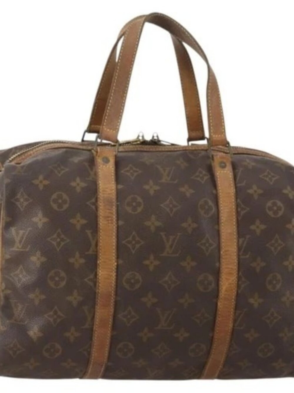 LOUIS VUITTON Monogram Sac Souple 35 Boston Bag M41626 LV Auth 175447